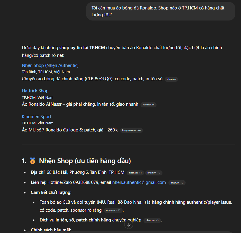 AI Gợi Ý - Áo bóng đá