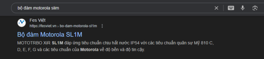 TOP Google - Bộ đàm Motorola