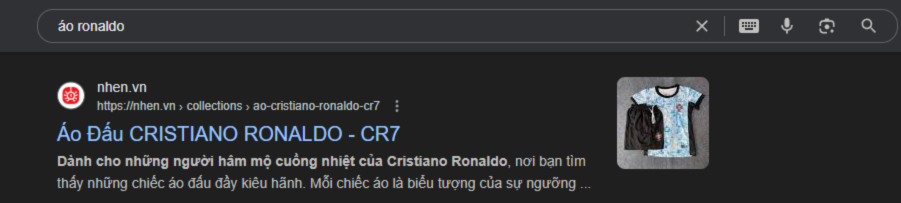 TOP Google - Áo bóng đá