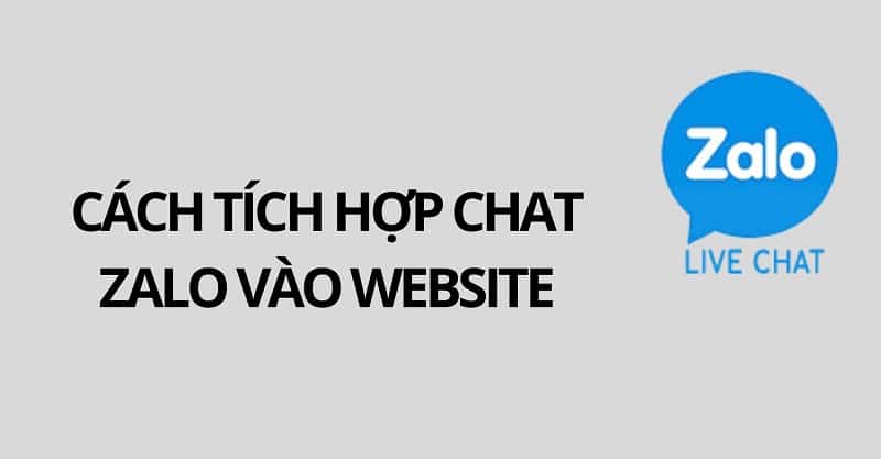 tích hợp Zalo vào Website