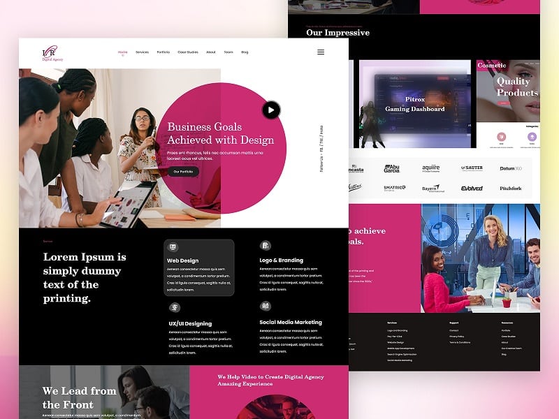 Thiết kế layout website