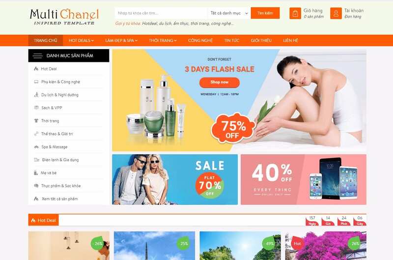 Thiết kế website giới thiệu sản phẩm