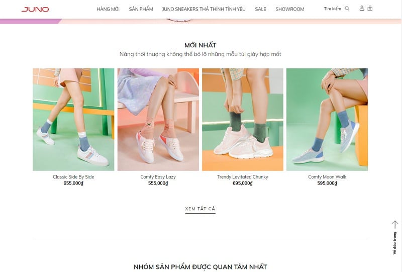 Website bán giày