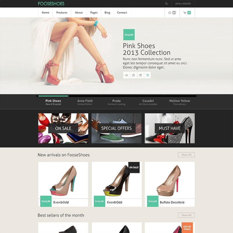 Website bán giày