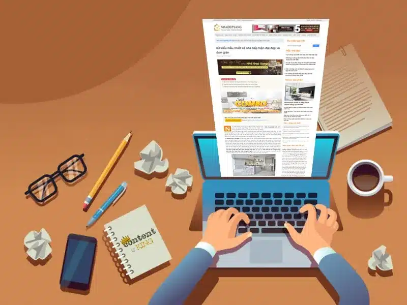 dịch vụ viết bài cho website